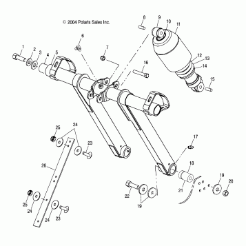 FRONT TORQUE ARM - S05ND3AS (4992629262B09)