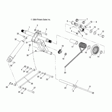 REAR TORQUE ARM - S05ND3AS (4992629262B10)