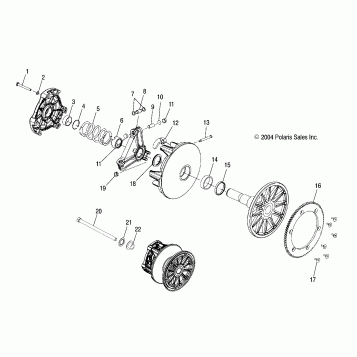 DRIVE CLUTCH - S05ND3AS (4992629262B11)