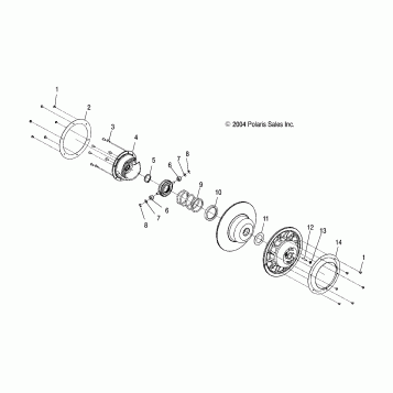 DRIVEN CLUTCH - S05ND3AS (4992629262B12)