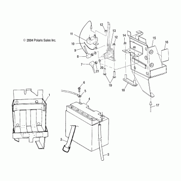 BATTERY BOX - S05ND3AS (4992629262B13)