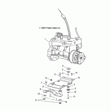 ENGINE MOUNTING - S05ND3AS (4992629262B14)