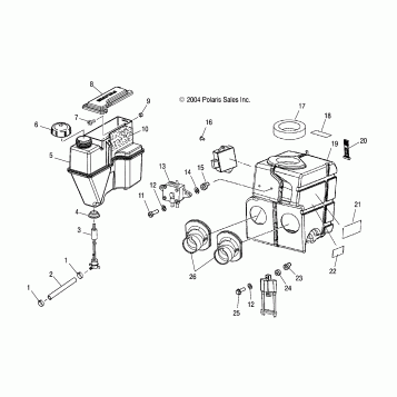 OIL TANK/AIR BOX - S05ND3AS (4992629262C01)