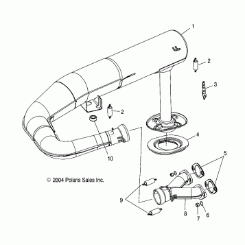 EXHAUST SYSTEM - S05ND3AS (4992629262C02)