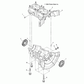 CRANKCASE - S05ND3AS (4992629262C03)