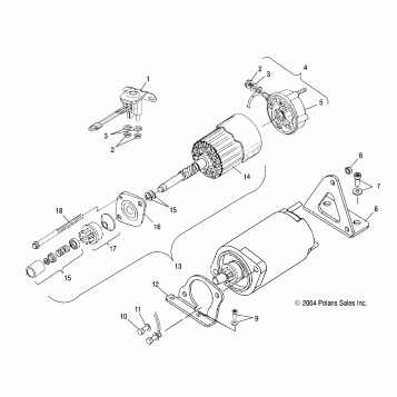STARTING MOTOR - S05ND3AS (4992629262C11)