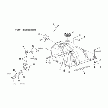 GAS TANK - S05ND4BS (4992649264A04)