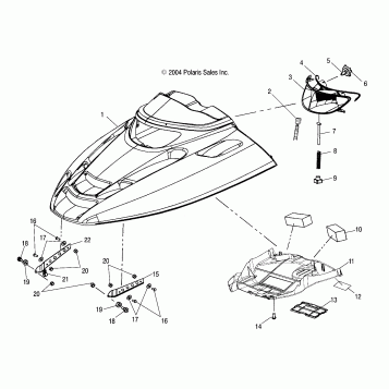 HOOD - S05ND4BS (4992649264A09)