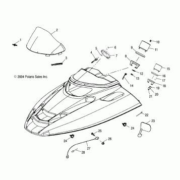 HOOD - S05ND4BSA (4992649264A10)