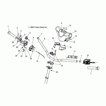 HANDLEBAR - S05ND4BS (4992649264B06)