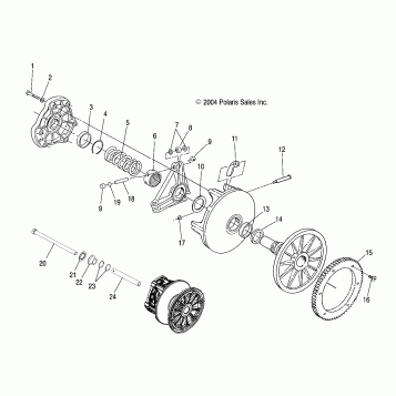 DRIVE CLUTCH - S05ND4BS (4992649264B10)
