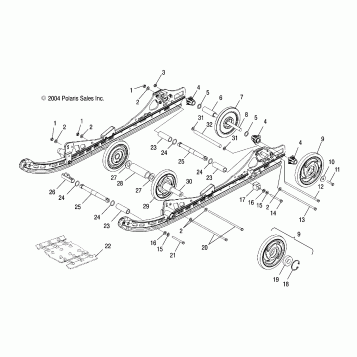 REAR SUSPENSION (M-10) - S05ND4BS (4992649264B14)
