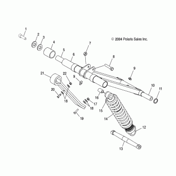 FRONT TORQUE ARM (M-10) - S05ND4BS (4992649264C01)