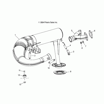 EXHAUST SYSTEM - S05ND4BS (4992649264C05)