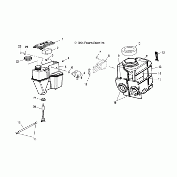 OIL TANK/AIR BOX - S05ND4BS (4992649264C06)