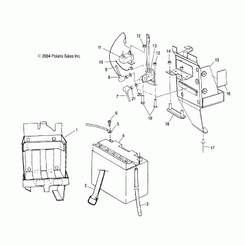 BATTERY BOX - S05ND4BS (4992649264C07)