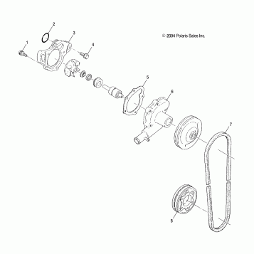 WATER PUMP - S05ND4BS (4992649264C12)