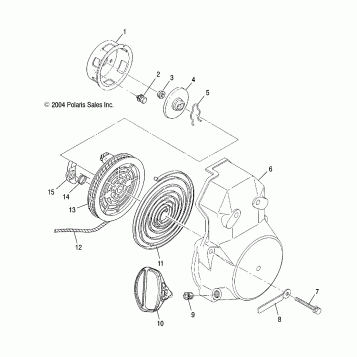 RECOIL STARTER - S05ND4BS (4992649264D03)