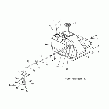 GAS TANK - S05ND5BS (4992669266A05)