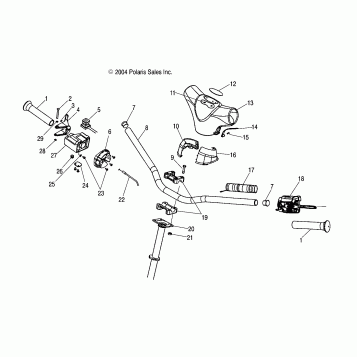 HANDLEBAR - S05ND5BS (4992669266B03)