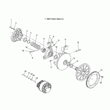 DRIVE CLUTCH - S05ND5BS (4992669266B12)