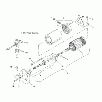 STARTING MOTOR - S05ND5BS (4992669266C13)