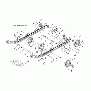 REAR SUSPENSION (M-10) - S05ND6ES (4992689268B09)