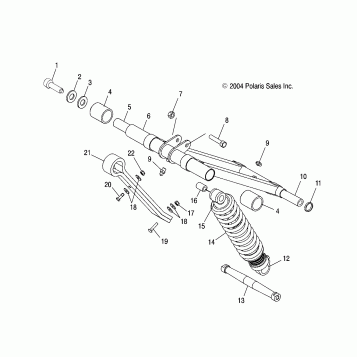 FRONT TORQUE ARM - S05ND6ES (4992689268B10)
