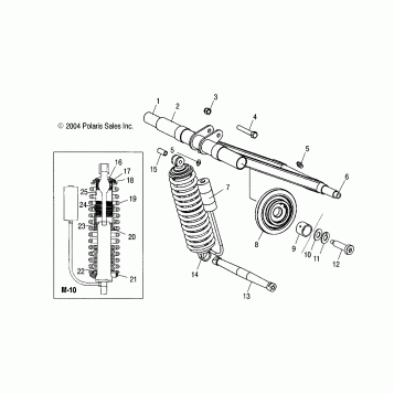 REAR TORQUE ARM - S05ND6ES (4992689268B11)
