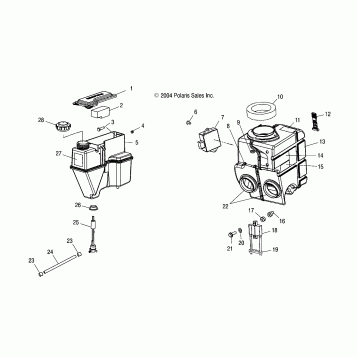 OIL TANK/AIRBOX - S05ND6ES (4992689268C01)