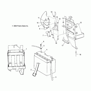 BATTERY BOX - S05ND6ES (4992689268C03)