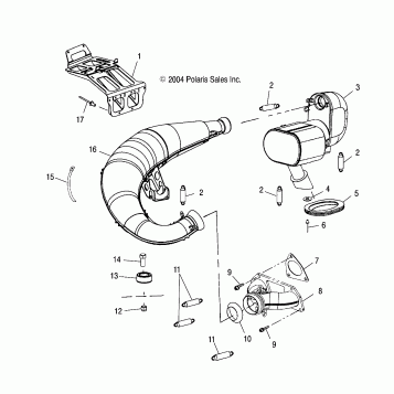 EXHAUST - S05ND6ES (4992689268C04)