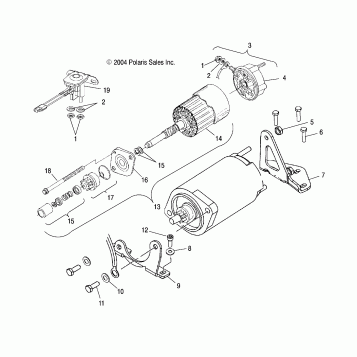 STARTING MOTOR - S05ND6ES (4992689268D03)