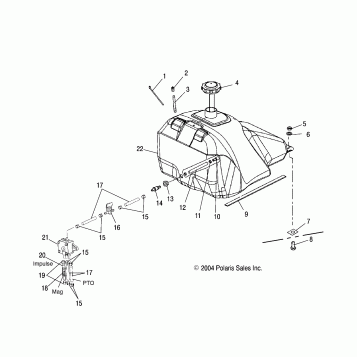 GAS TANK - S05NP5BS/A/B/S05NE5BS/A (4992729272A06)
