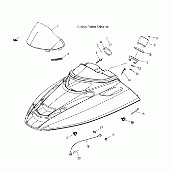 HOOD - S05NP5BS/A/B/S05NE5BS/A (4992729272A10)