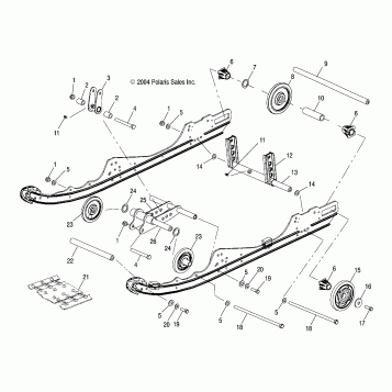 REAR SUSPENSION (EDGE) - S05NP5BS/A/B (4992729272B07)