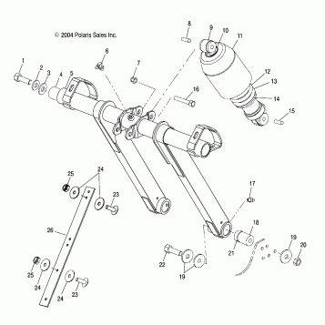 FRONT TORQUE ARM (EDGE) - S05NP5BS/A/B (4992729272B08)