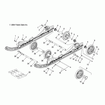 REAR SUSPENSION (M-10) - S05NE5BS/A (4992729272B11)