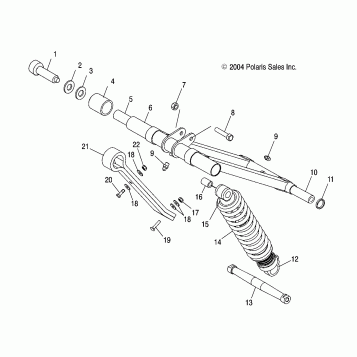 FRONT TORQUE ARM (M-10) - S05NE5BS/A (4992729272B12)