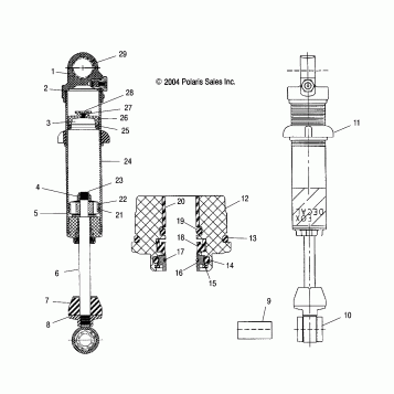 SHOCK (FRONT TRACK)(M-10) - S05NE5BS/A (4992729272B14)