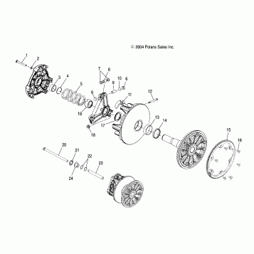 DRIVE CLUTCH - S05NP5BS/A/B/S05NE5BS/A (4992729272C03)