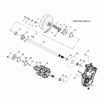 DRIVE TRAIN - S05NP5BS/A/B/S05NE5BS/A (4992729272C06)