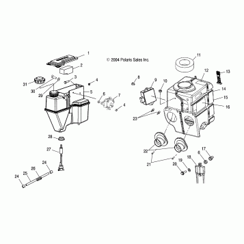 OIL TANK/AIR BOX - S05NP5BS/A/B/S05NE5BS/A (4992729272C07)