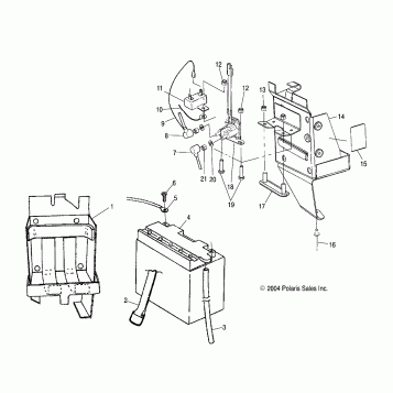 BATTERY BOX - S05NP5BS/A/B/S05NE5BS/A (4992729272C09)
