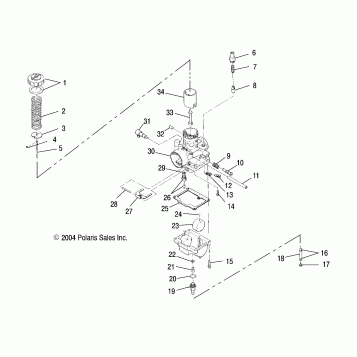 CARBURETOR - S05NP5BS/A/B/S05NE5BS/A (4992729272D01)
