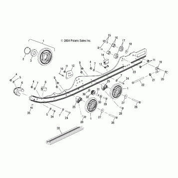RAIL MOUNTING (EDGE) - S05NP5CS/A/B/NP6ES/A/B/NA6ES/EE (4992749274B11)