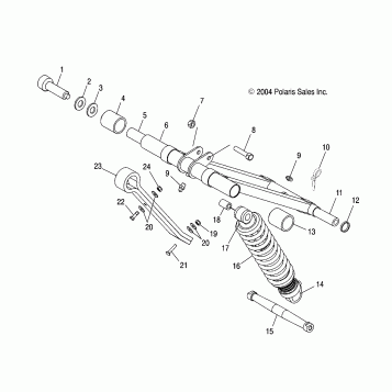 FRONT TORQUE ARM (M-10) - S05NE5CS/NE6ES (4992749274C03)