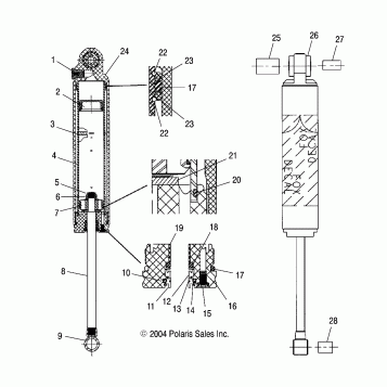 SHOCK (REAR TRACK)(EDGE) - S05NP5CS/A/B/NP6ES/A/B/NA6ES/EE (4992749274C09)