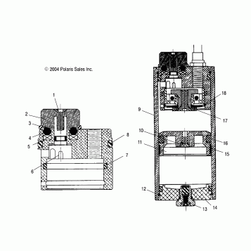SHOCK COMPRESSION DAMPING RESERVOIR (EDGE)  - S05NP5CS/A/B/NP6ES/A/B/NA6ES/EE (4992749274C10)