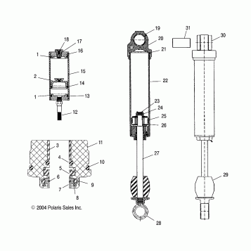 SHOCK (REAR TRACK)(M-10)(ACE) - S05NE5CS/NE6ES (4992749274C13)